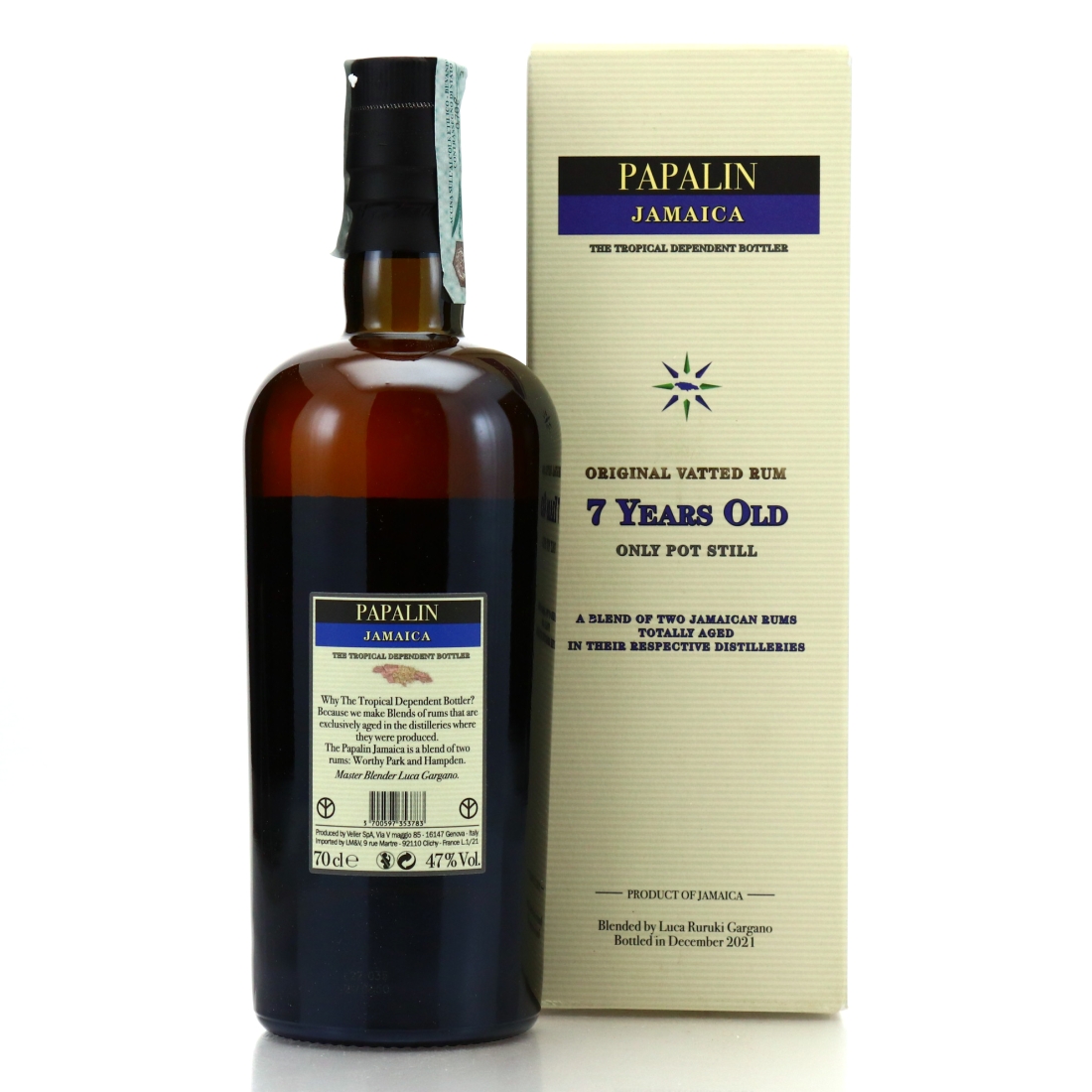 Image for Papalin 7 Year Old Velier Original Vatted Rum -