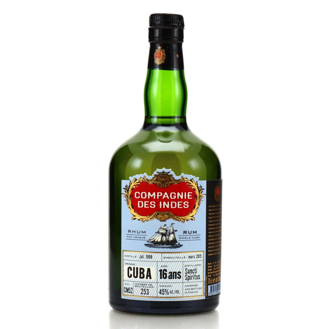 Paraiso Sancti Spiritus 1998 Compagnie des Indes 16 Year Old