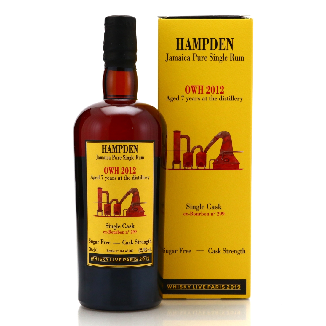 Hampden OWH 2012 Habitation Velier 7 Year Old Single Cask #299 / Whisky Live Paris 2019