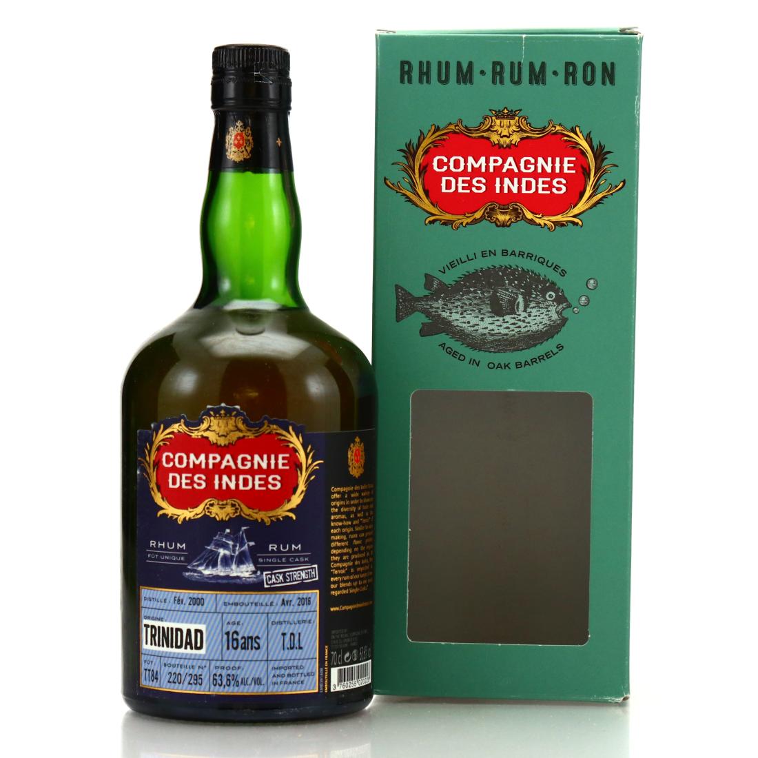 Trinidad Distillers 2000 Compagnie des Indes 16 Year Old