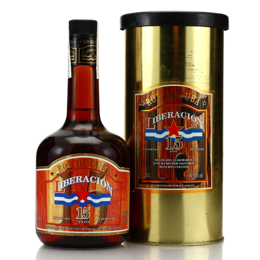 Ron De Cuba 15 Years Old Liberacion Cuban Rum