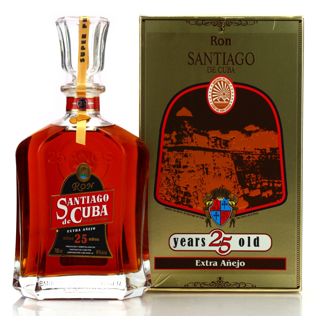 Santiago de Cuba 25 Year Old Extra Anejo