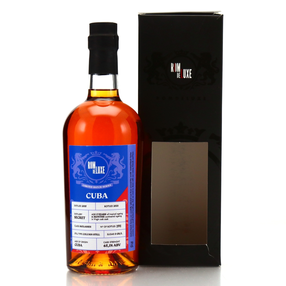 Cuba Rum 2015 Rom de Luxe Limited Batch