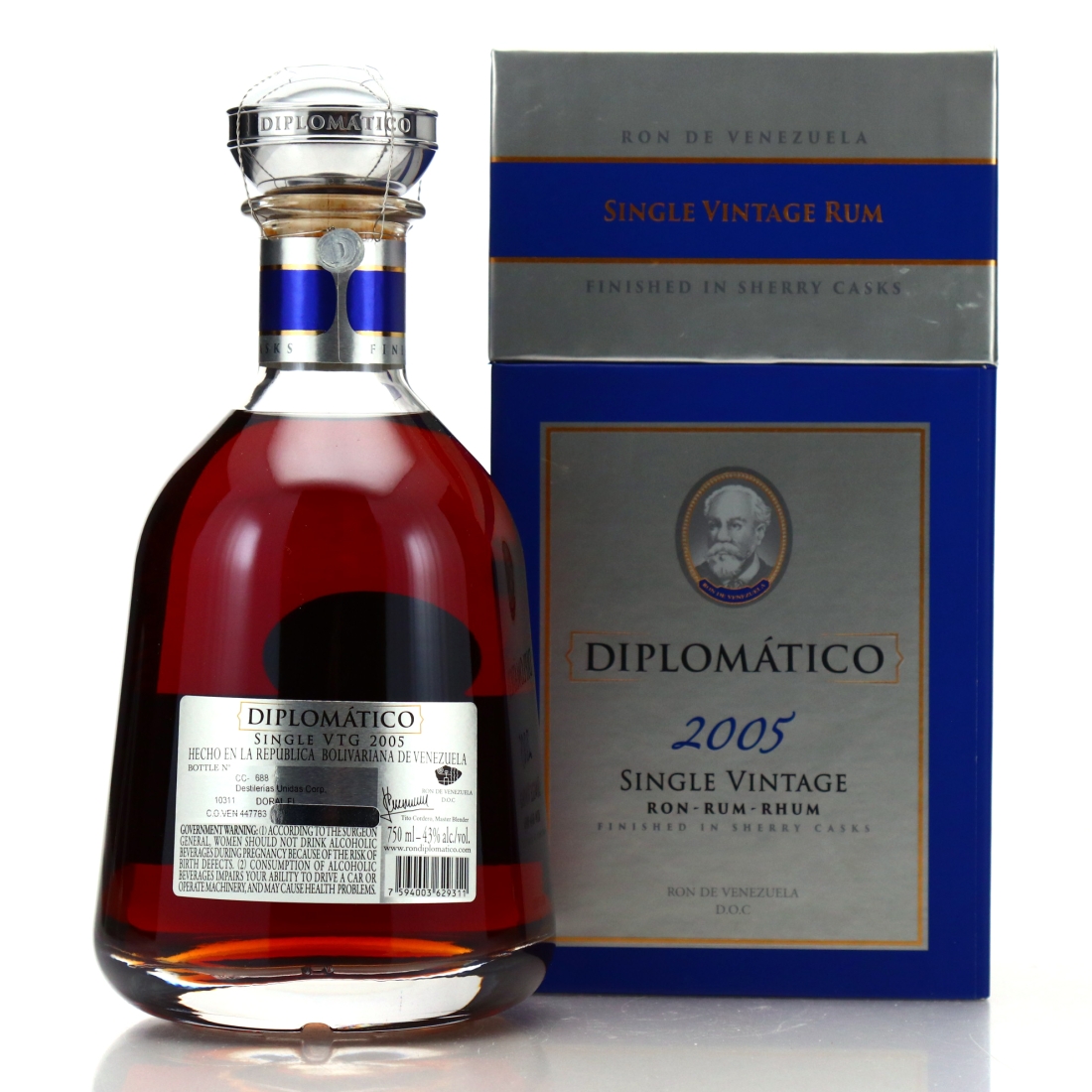 Image for Diplomático 2005 Single Vintage