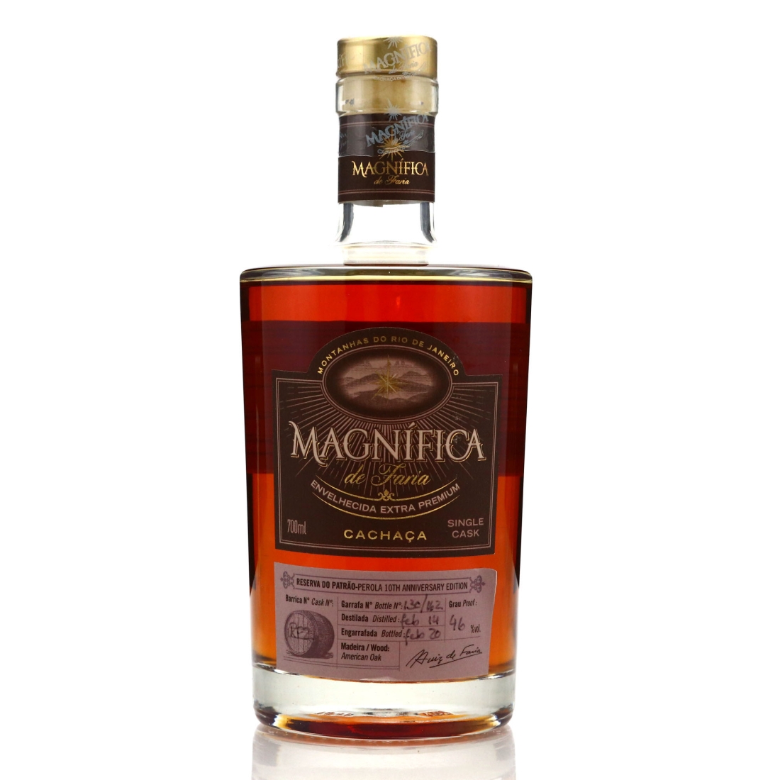 Magnifica de Faria 2014 Single Cask Cachaça #RP2