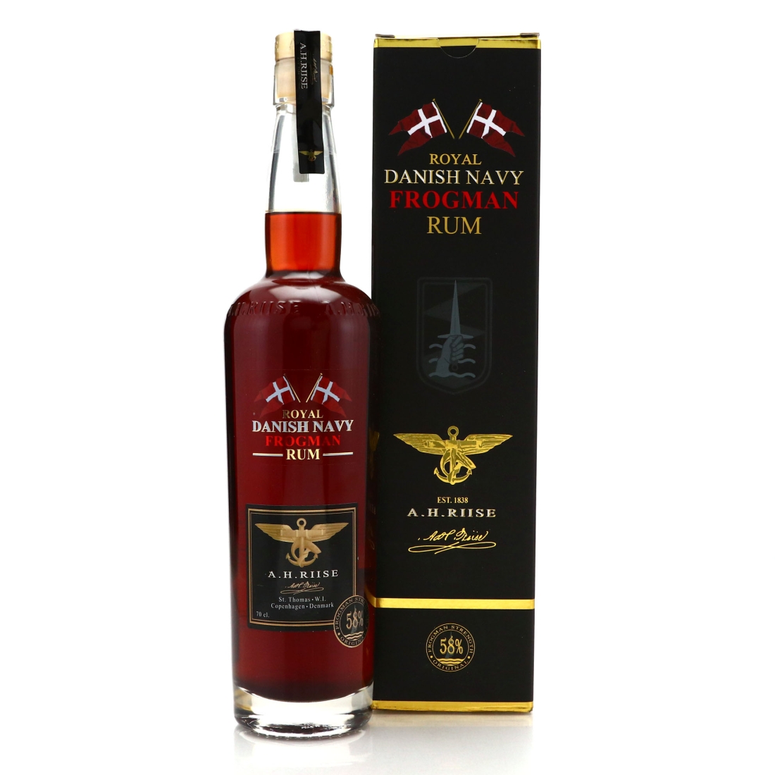 A.H. Riise 60th Anniversary Royal Danish Navy Frogman Rum