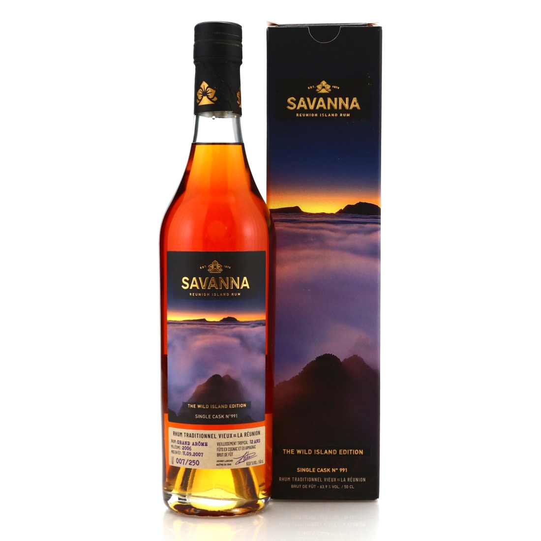 Savanna Grand Arome 2006 Single Cask 12 Year Old #991 50cl / Piton des Neiges