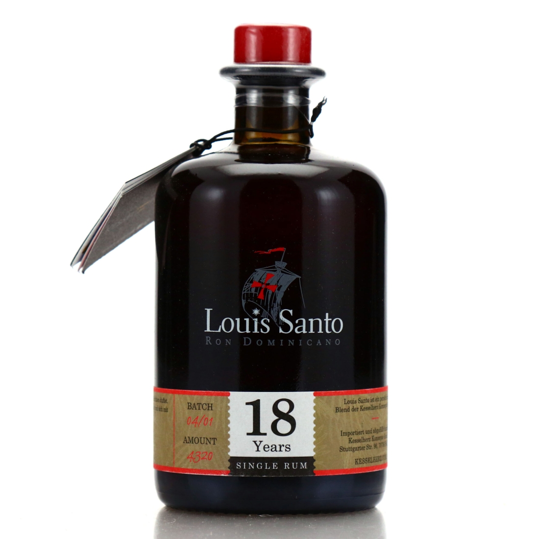 Louis Santo 18 Years Old Ron Dominicano Ex. Bourbon Cask Finish 50cl