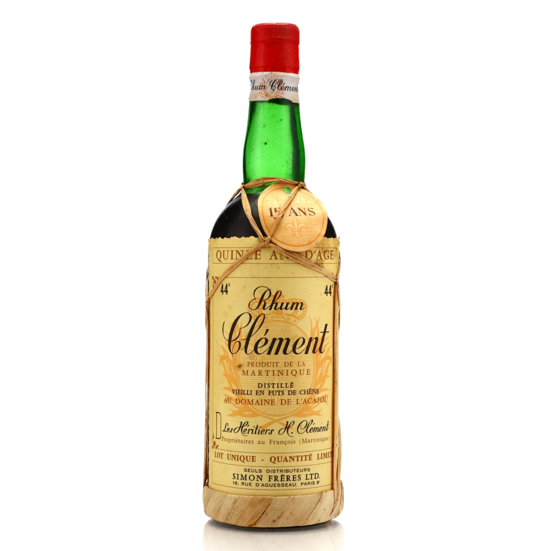 Clement 15 Year Old Rhum Vieux 1970s