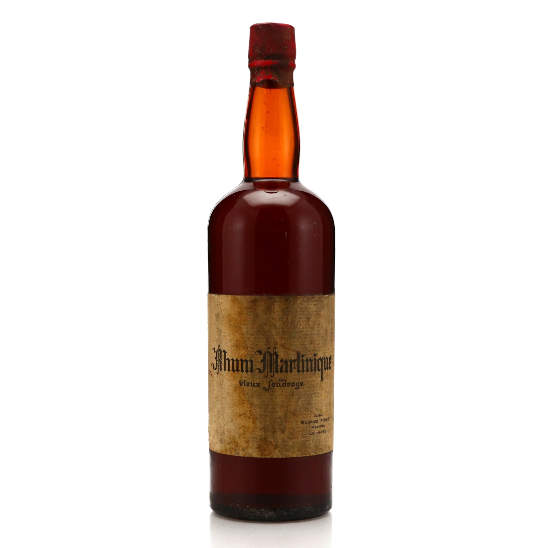Martinique Vieux Foudrage Rhum 1950s