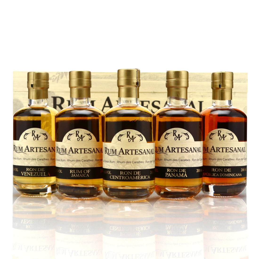 Rum Artesanal Caribbean Rum 5 x 20cl