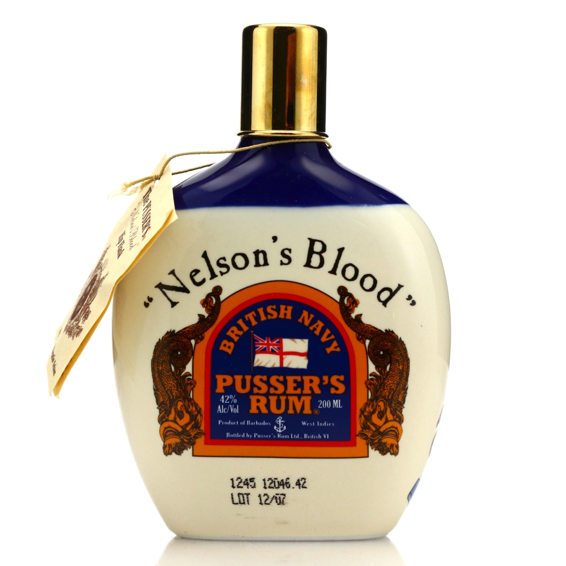Pusser's Nelson's Blood Hip Flask Decanter 20cl
