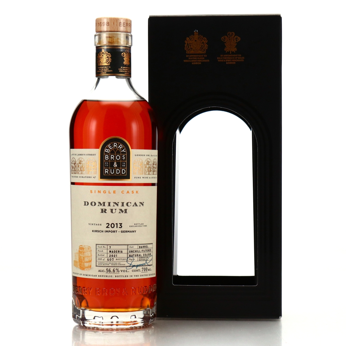 Dominican Rum 2013 Berry Brothers and Rudd / Kirsch Import