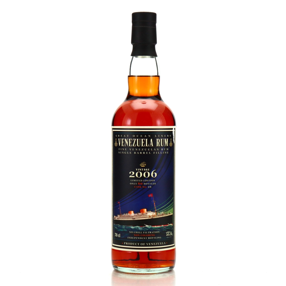 Venezuela Rum 2006 Jack Wiebers Great Ocean Liners / Whisky Fair Hamburg 2023