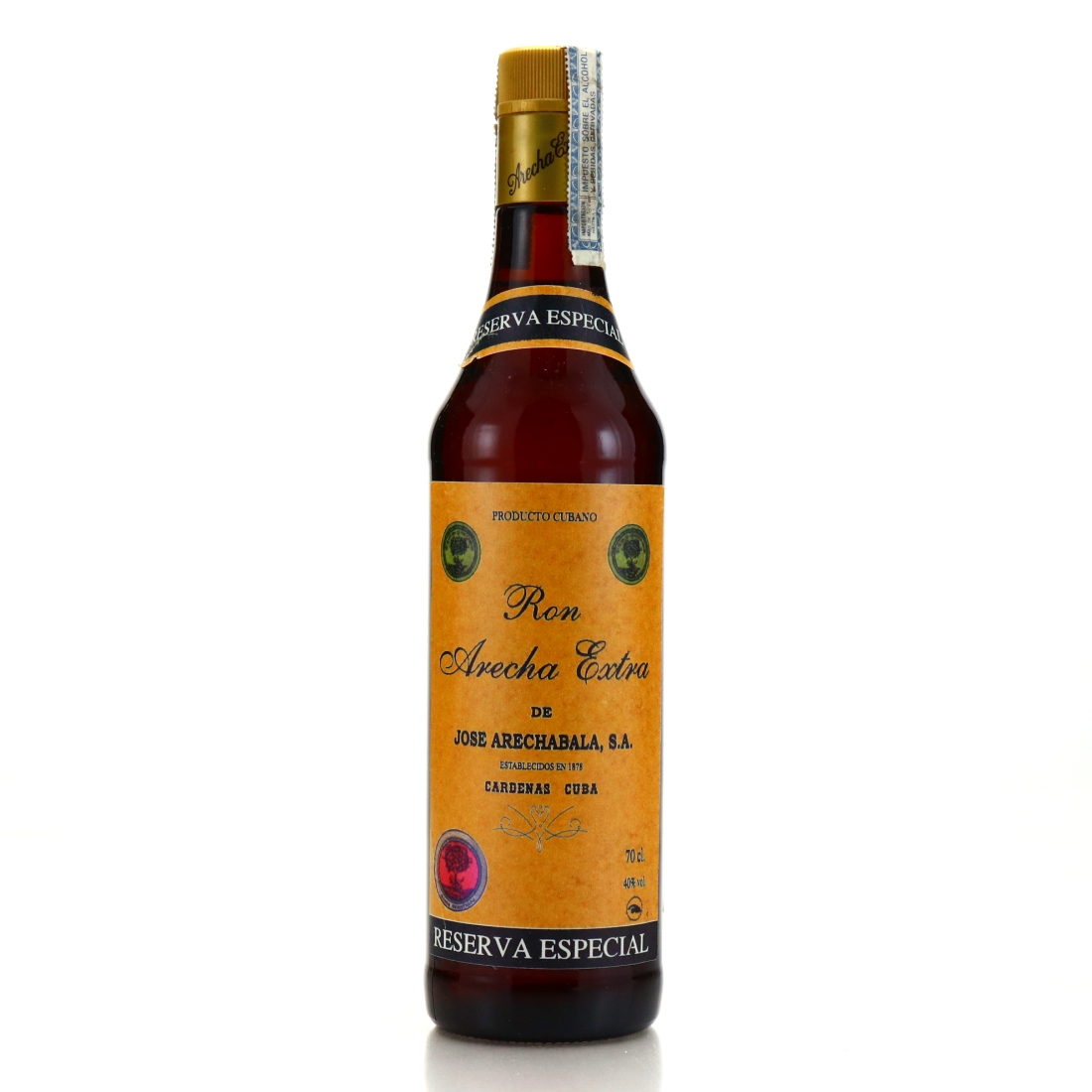 Ron Arecha Extra Reserva Especial circa 1970s
