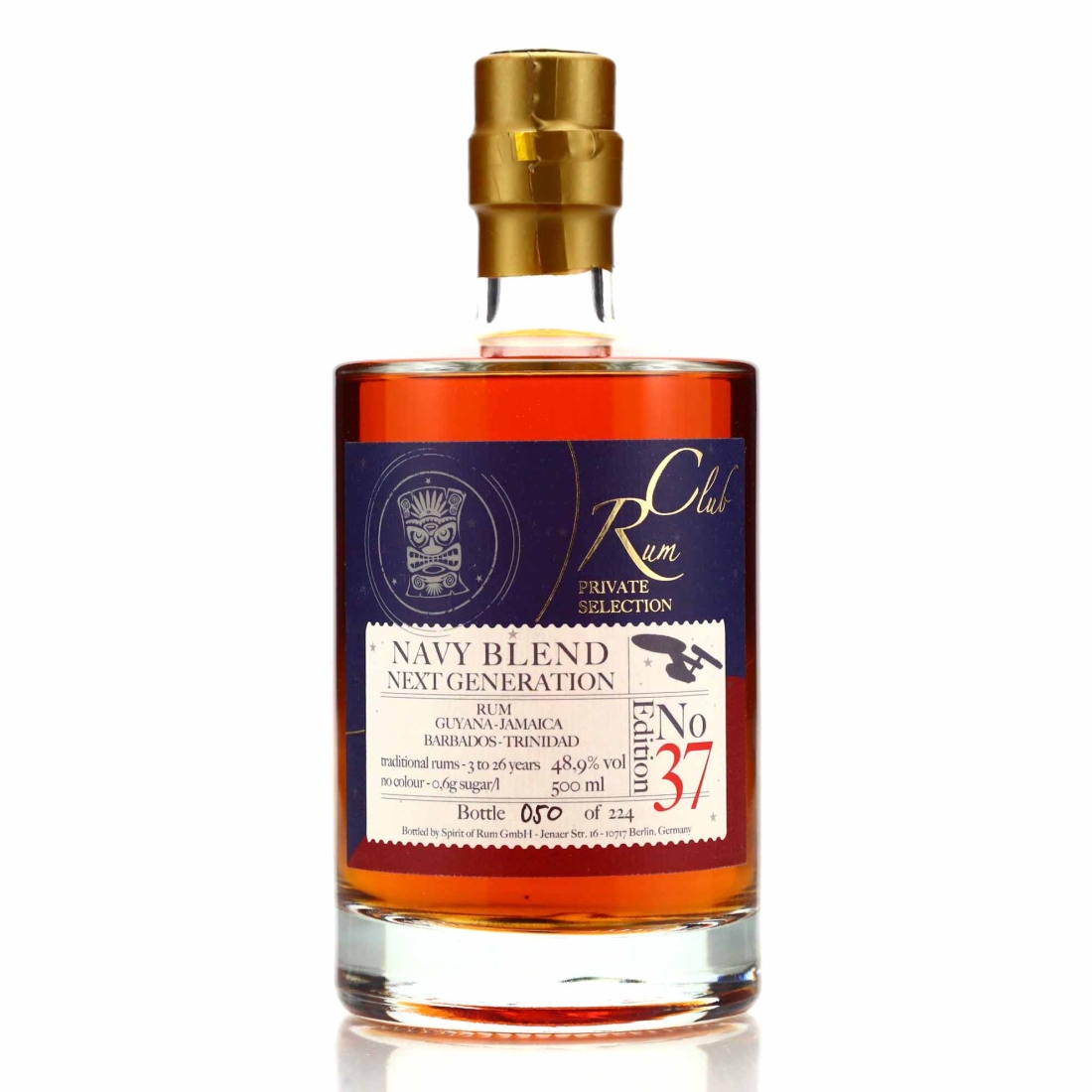 Navy Blend Next Generation Rum Club Private Selection 50cl / Edition No.37