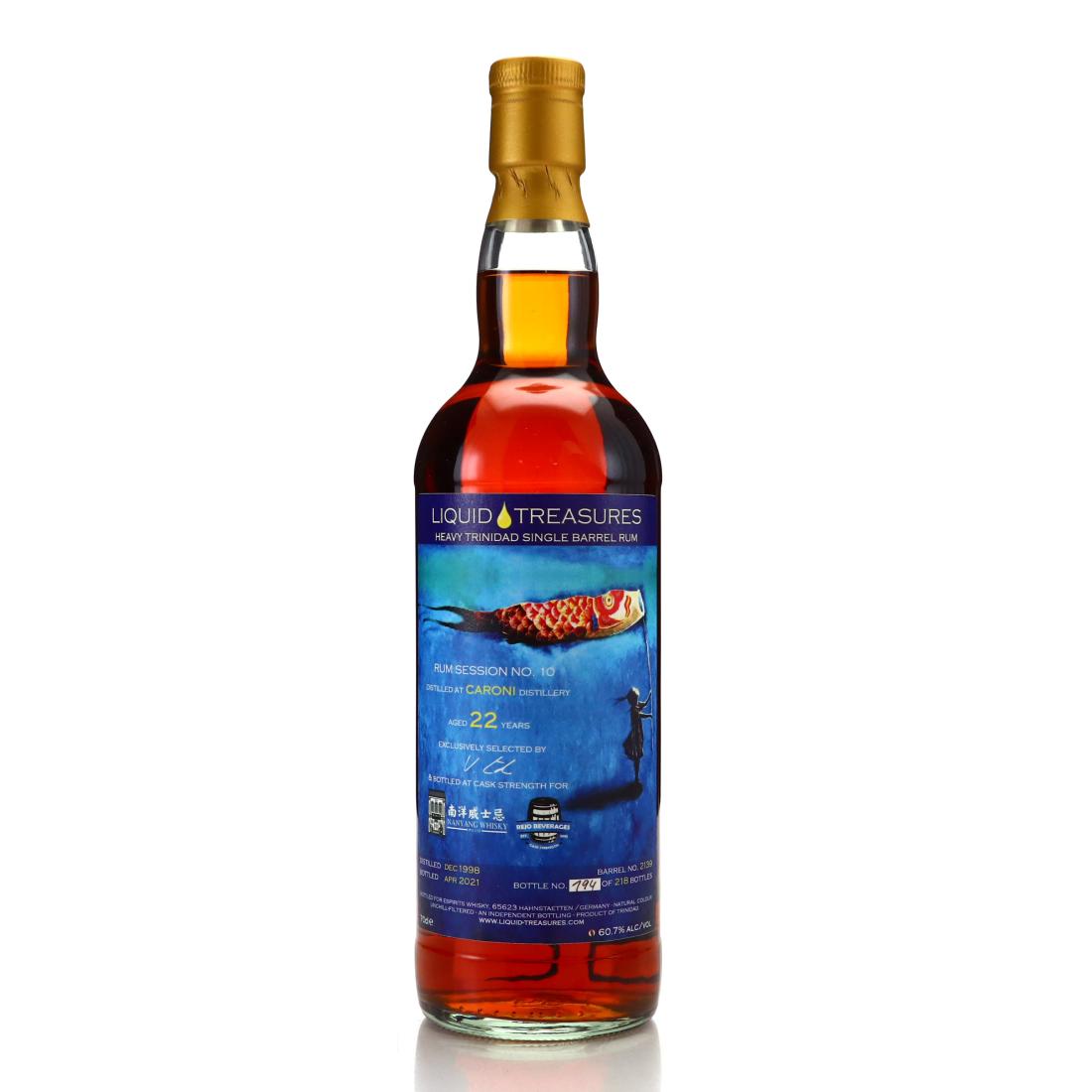 Image for Caroni 1998 Liquid Treasures 22 Year Old