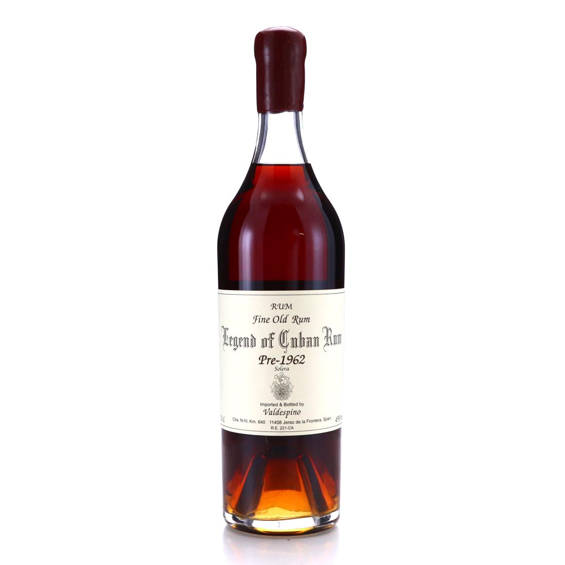 Image for Valdespino Legend of Cuban Rum pre-1962