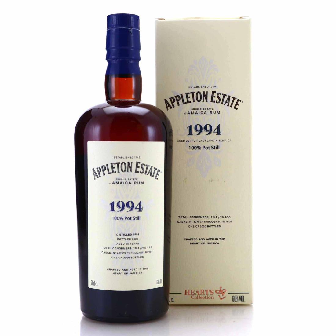 Image for Appleton Estate 1994 Hearts Collection 26 Year Old