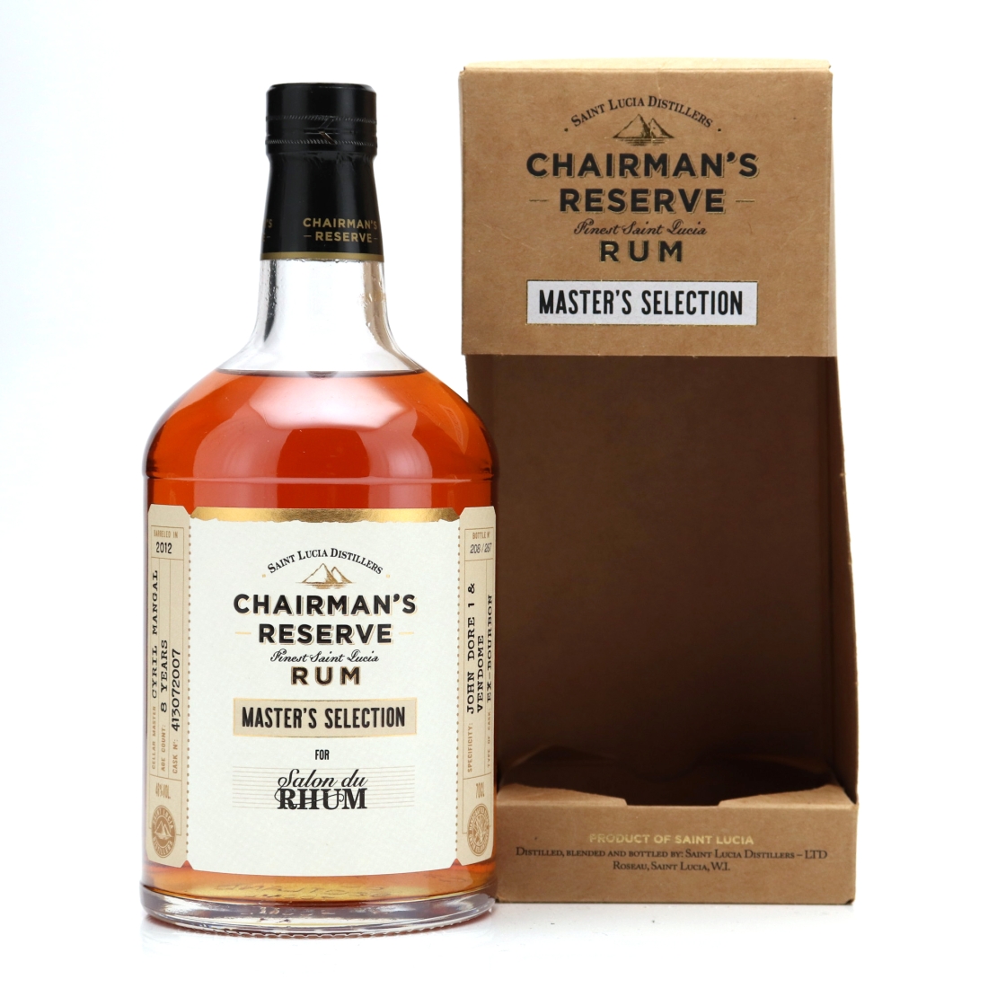 Chairman's Reserve 2012 Pot Still Single Cask 8 Year Old / Salon du Rhum