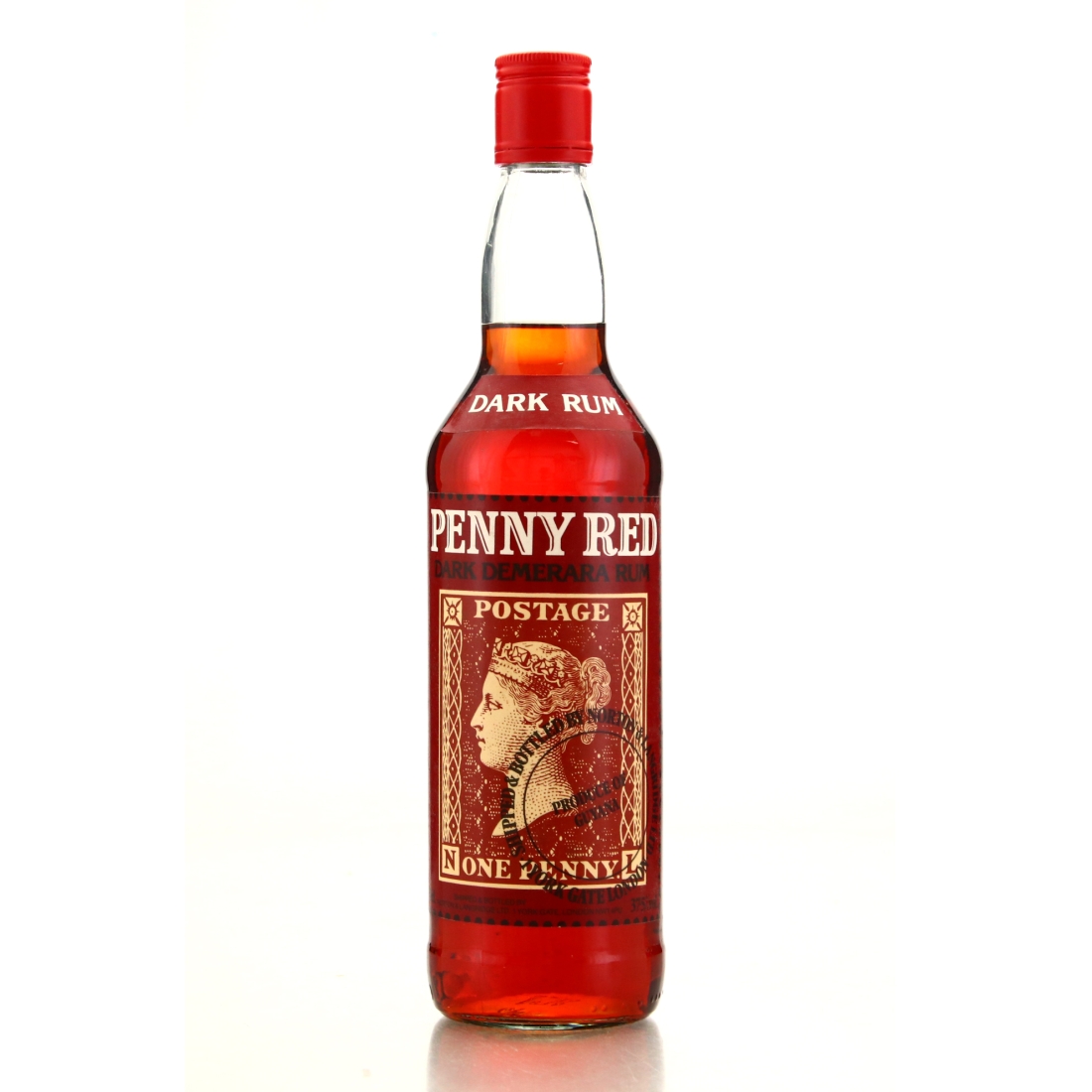 Penny Red Dark Demerara Rum 1990s