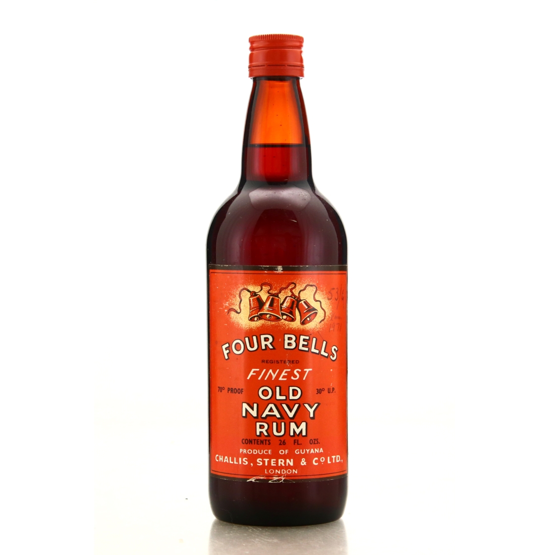 Four Bells Navy Rum 1960s
