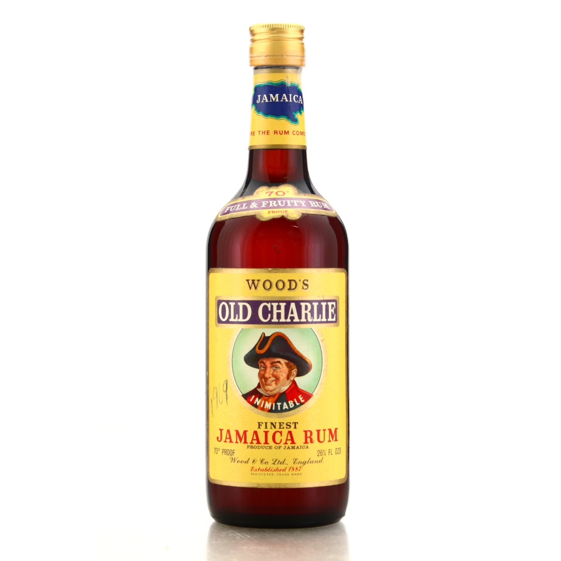 Wood's Old Charlie Rum 1970s