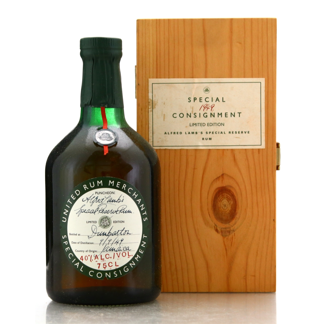 Alfred Lamb's 1949 Special Reservation Rum