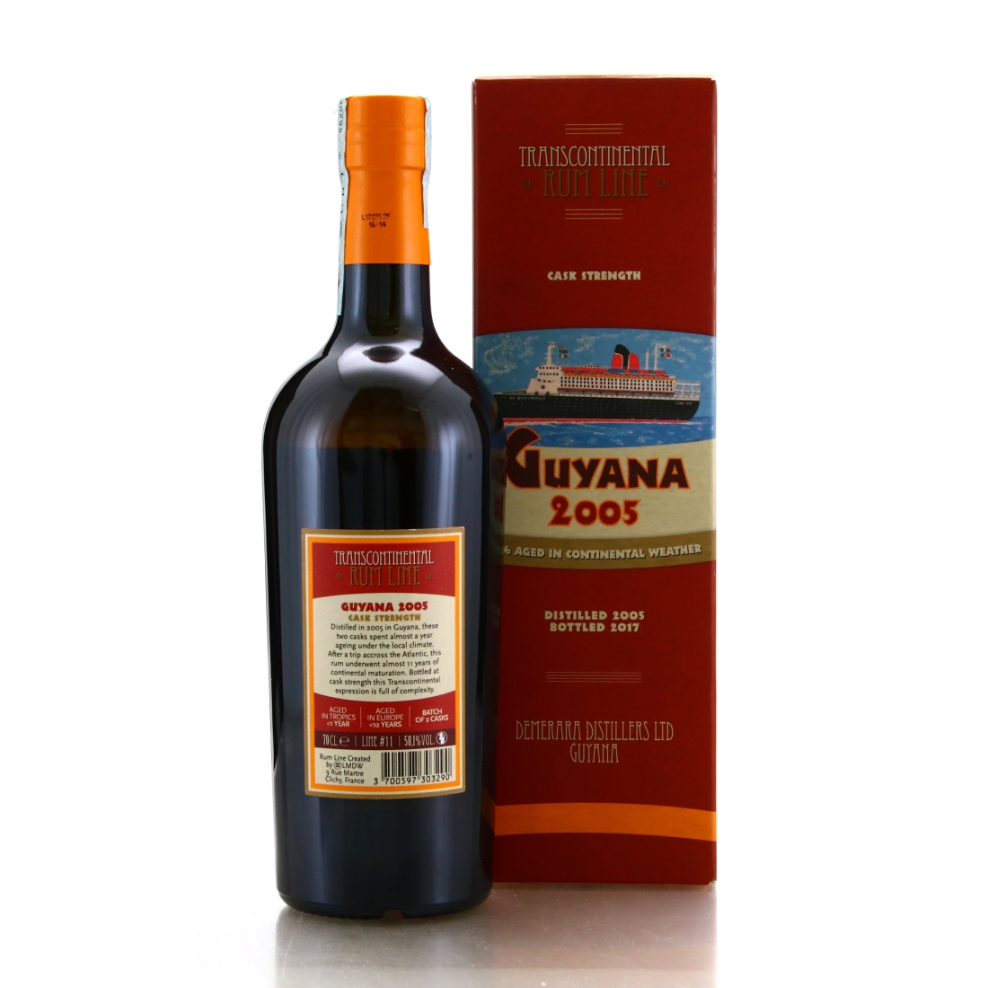 Image for Demerara Distillers 2005 Transcontinental Rum Line #11