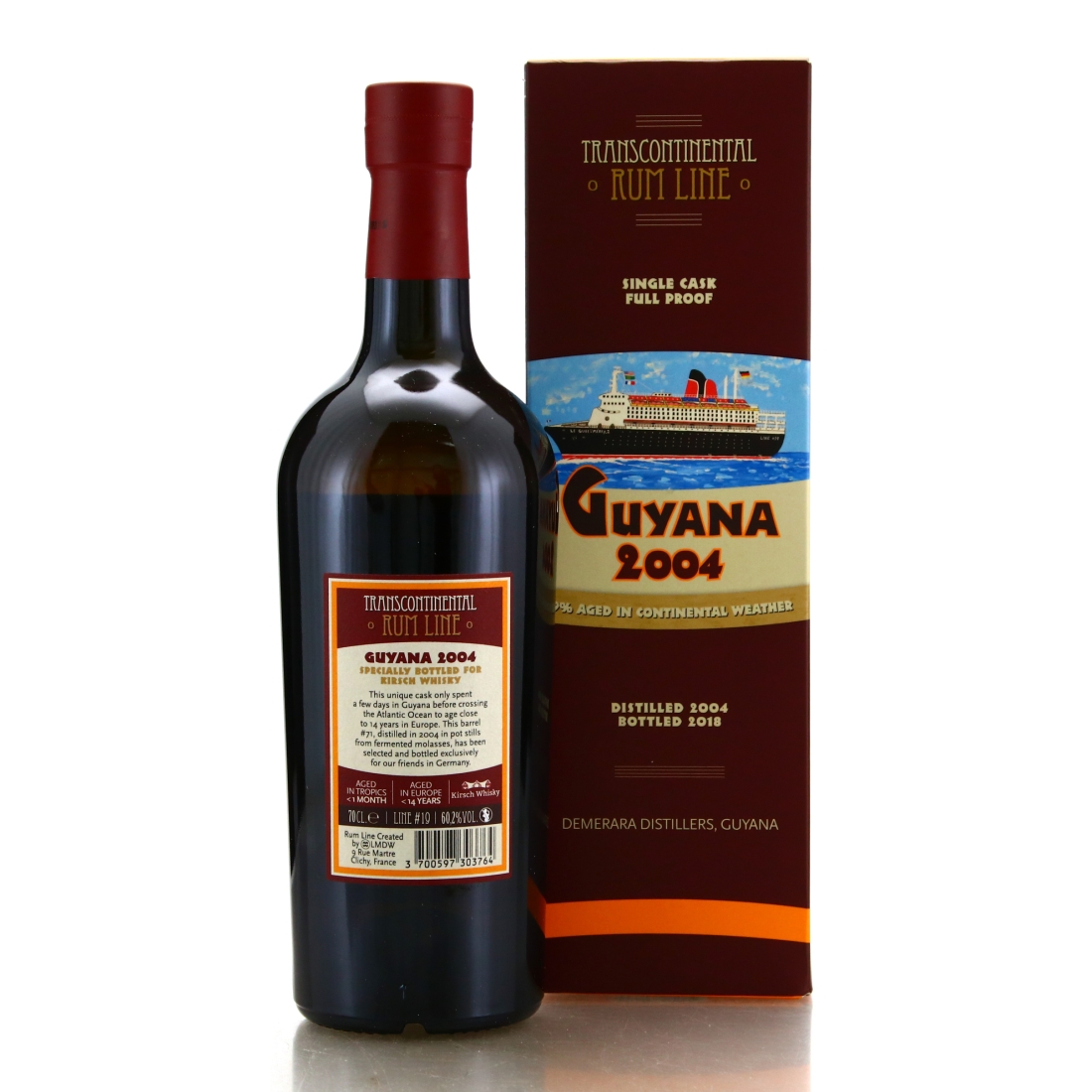 Image for Guyana Rum 2004 Transcontinental Rum Line #19