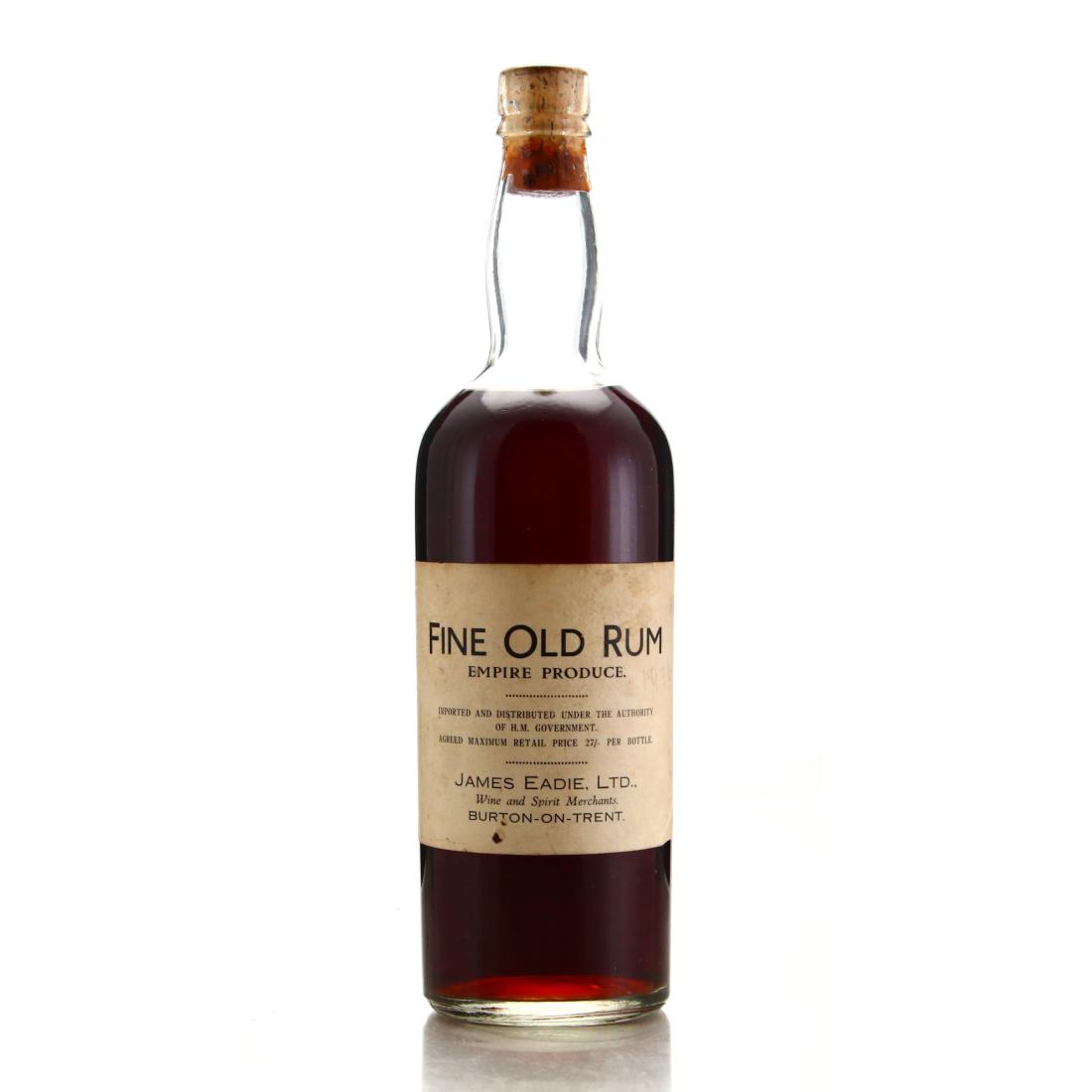 James Eadie Fine Old Rum 1930s