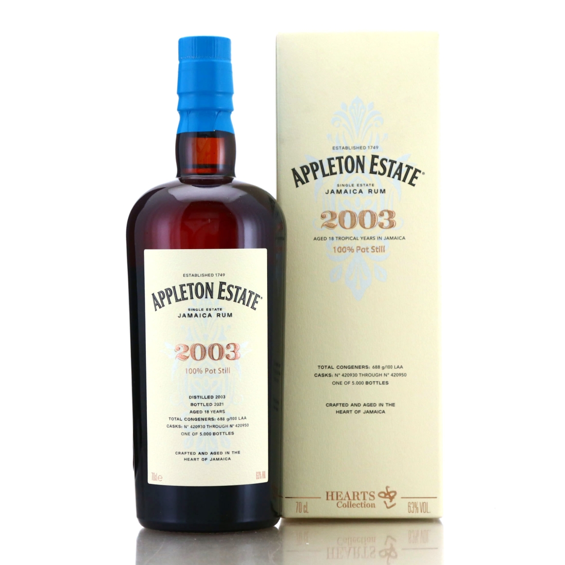 Appleton Estate 2003 Velier 18 Year Old / Hearts Collection