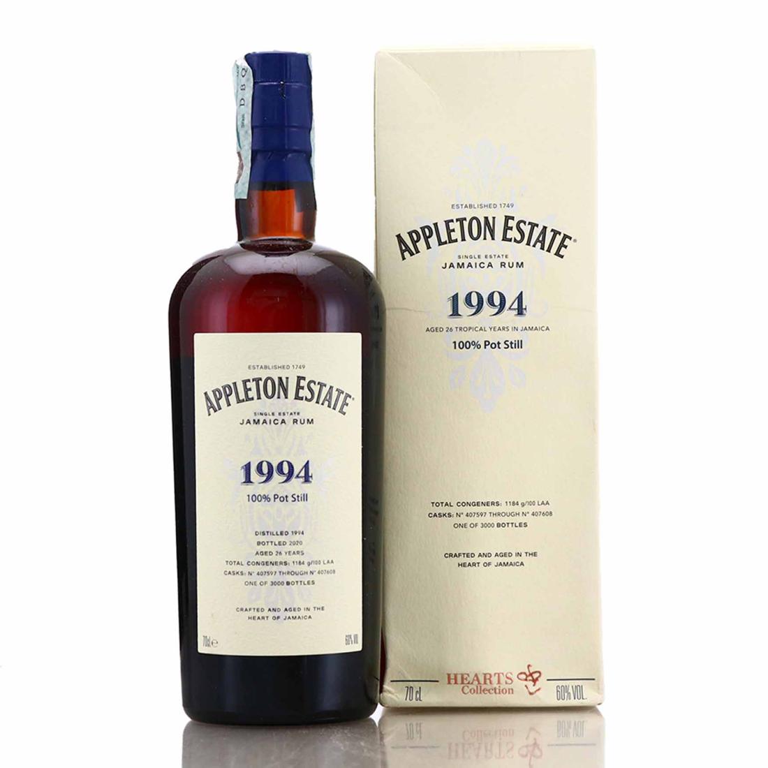 Image for Appleton Estate 1994 Hearts Collection 26 Year Old