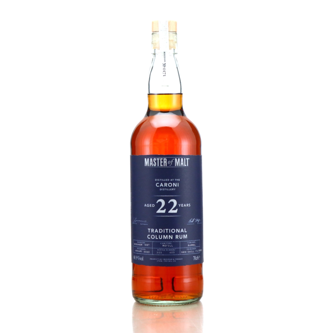 Caroni 1997 Master of Malt 22 Year Old / Release No.71
