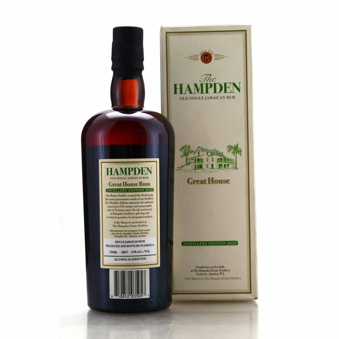 Image for Hampden Great House Distillery Edition 2020 Image for Hampden Great House Distillery Edition 2020