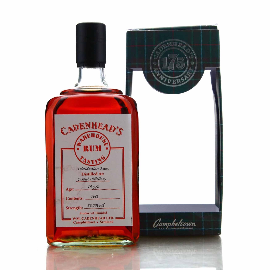 Image for Caroni Cadenhead's Warehouse Tasting 18 Year Old