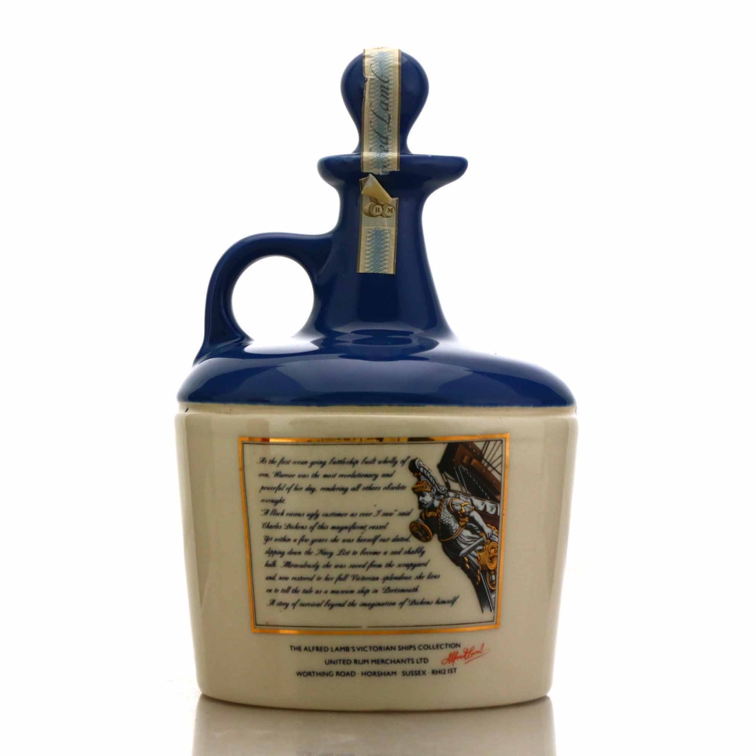 Image for Lamb's Navy Rum The Alfred Lamb's Victorian Ships Collection - H.M.S. Warrior Decanter