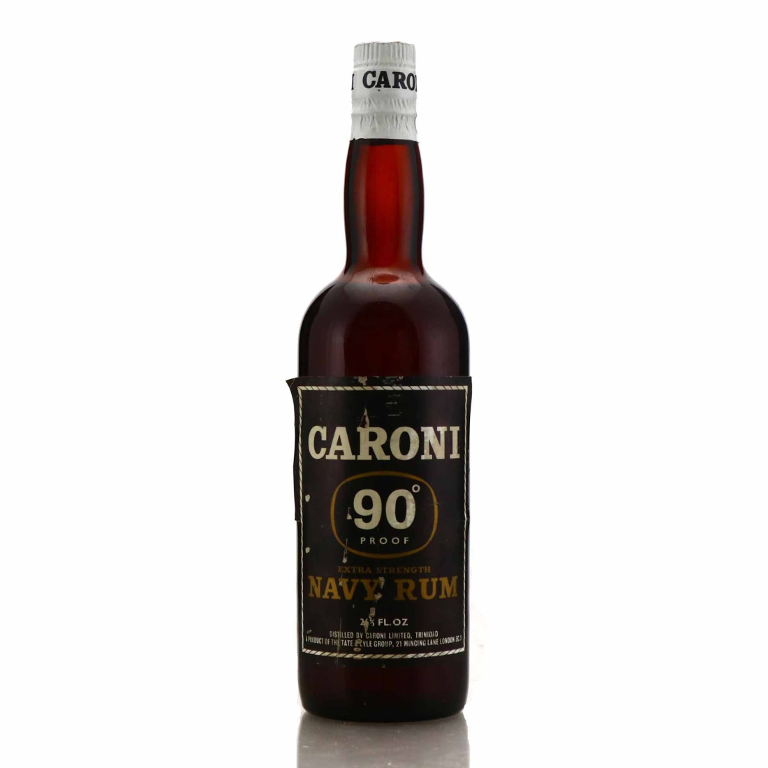 Image for Caroni Extra Strong Navy Rum Tate and Lyle 90 Proof 1960s