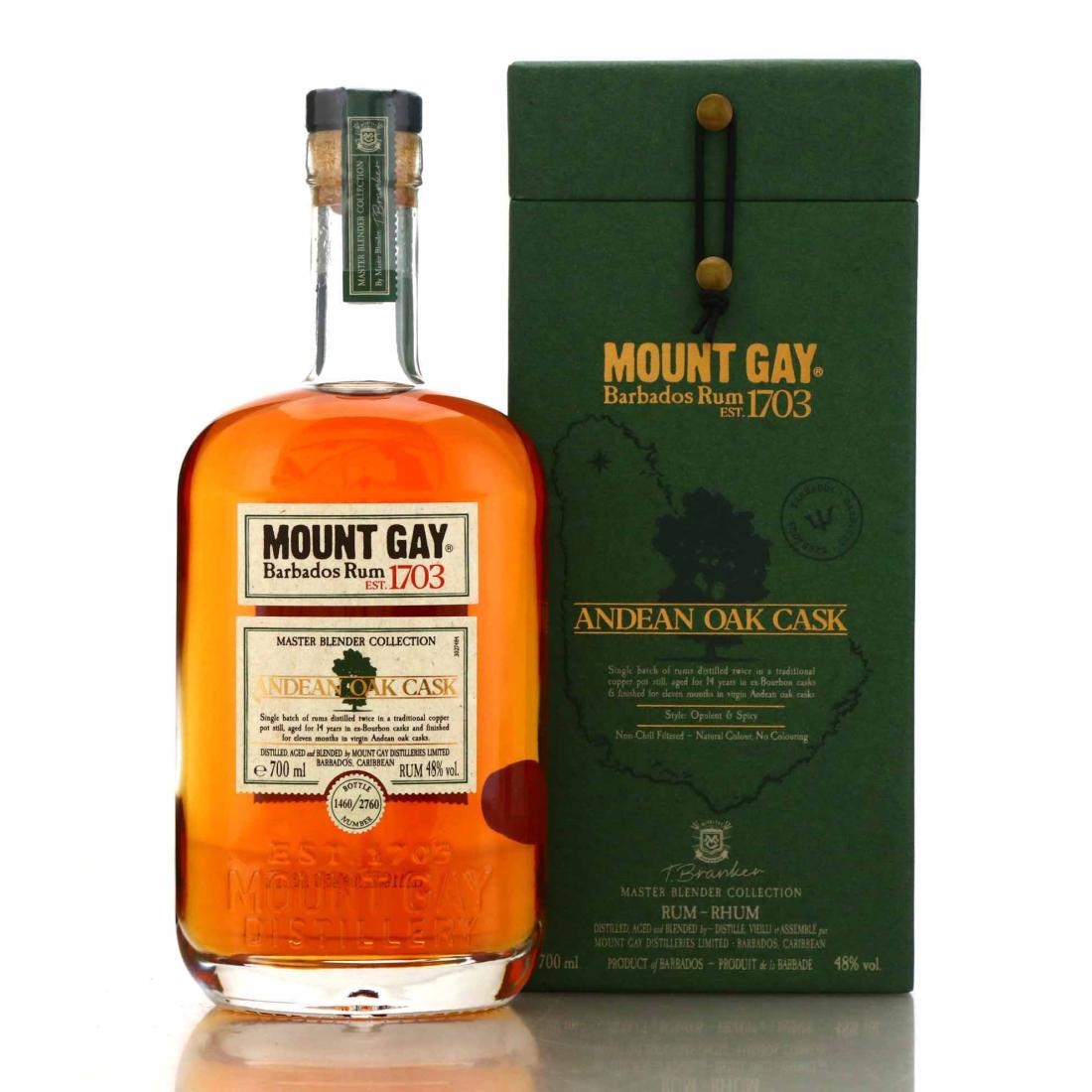 Image for Mount Gay 14 Year Old Master Blender Collection  / Andean Oak Cask