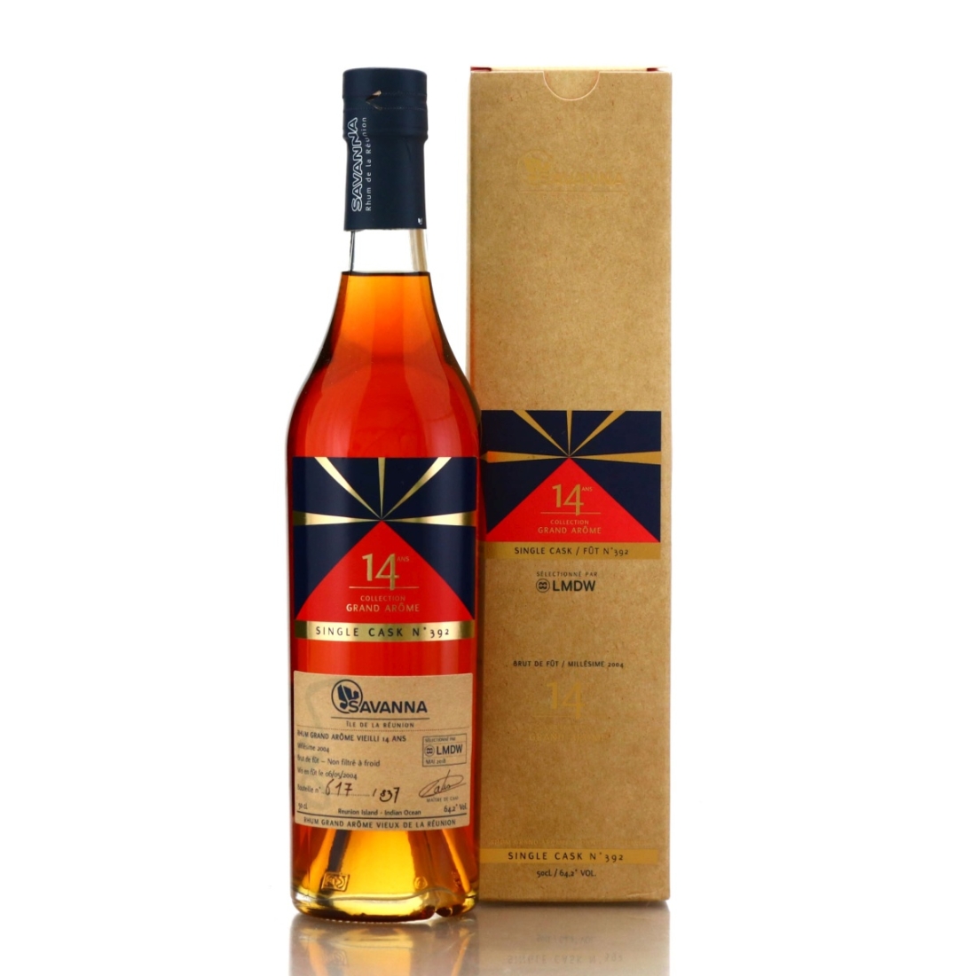 Image for Savanna Grand Arome 2004 Single Cask 14 Year Old #392 50cl -