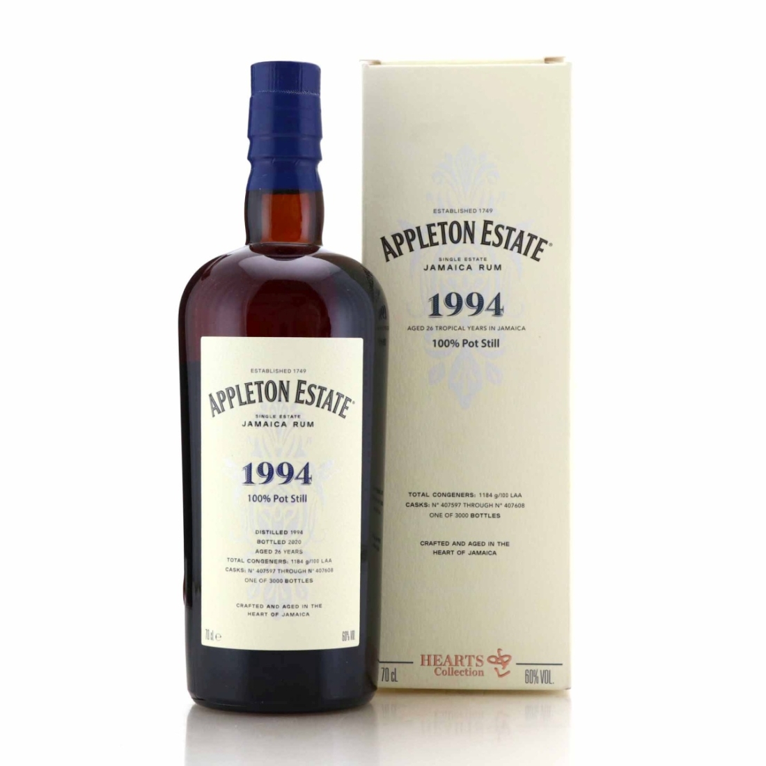 Image for Appleton Estate 1994 Hearts Collection 26 Year Old