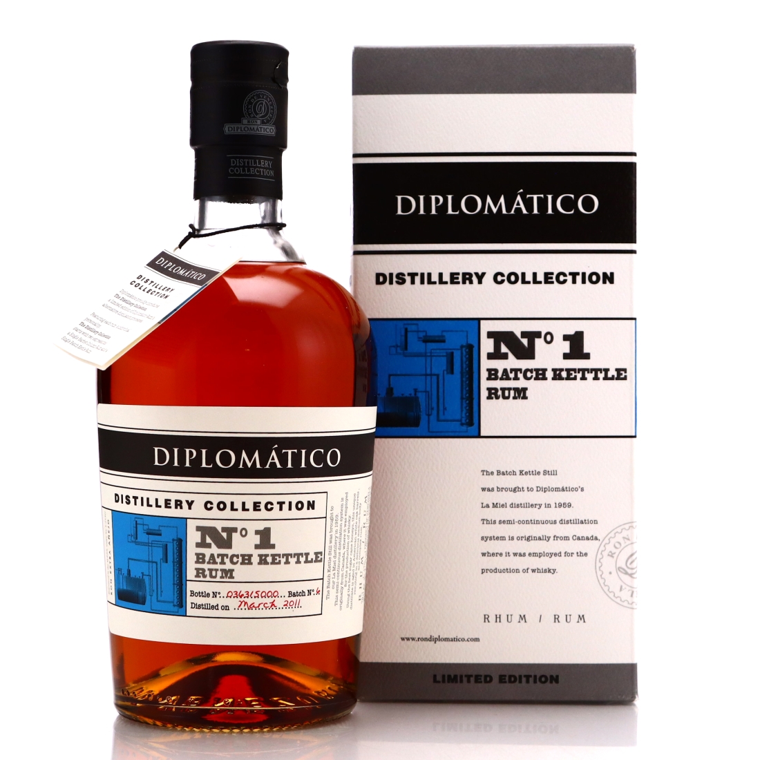 Diplomatico 2011 Distillery Collection No.1 / Batch Kettle Rum