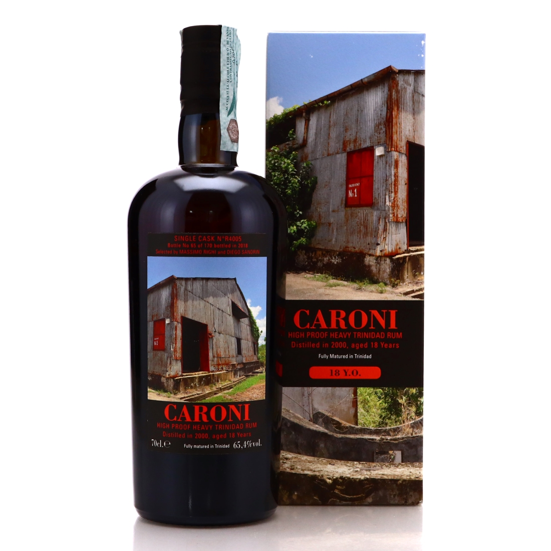 Caroni 2000 Velier 18 Year Old Single Cask Heavy #R4005 / Lion's Whisky