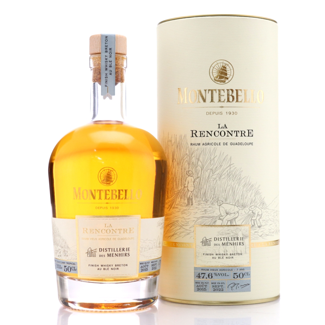 Montebello 2015 La Rencontre Whisky Breton Au Ble Noir Finish 50cl
