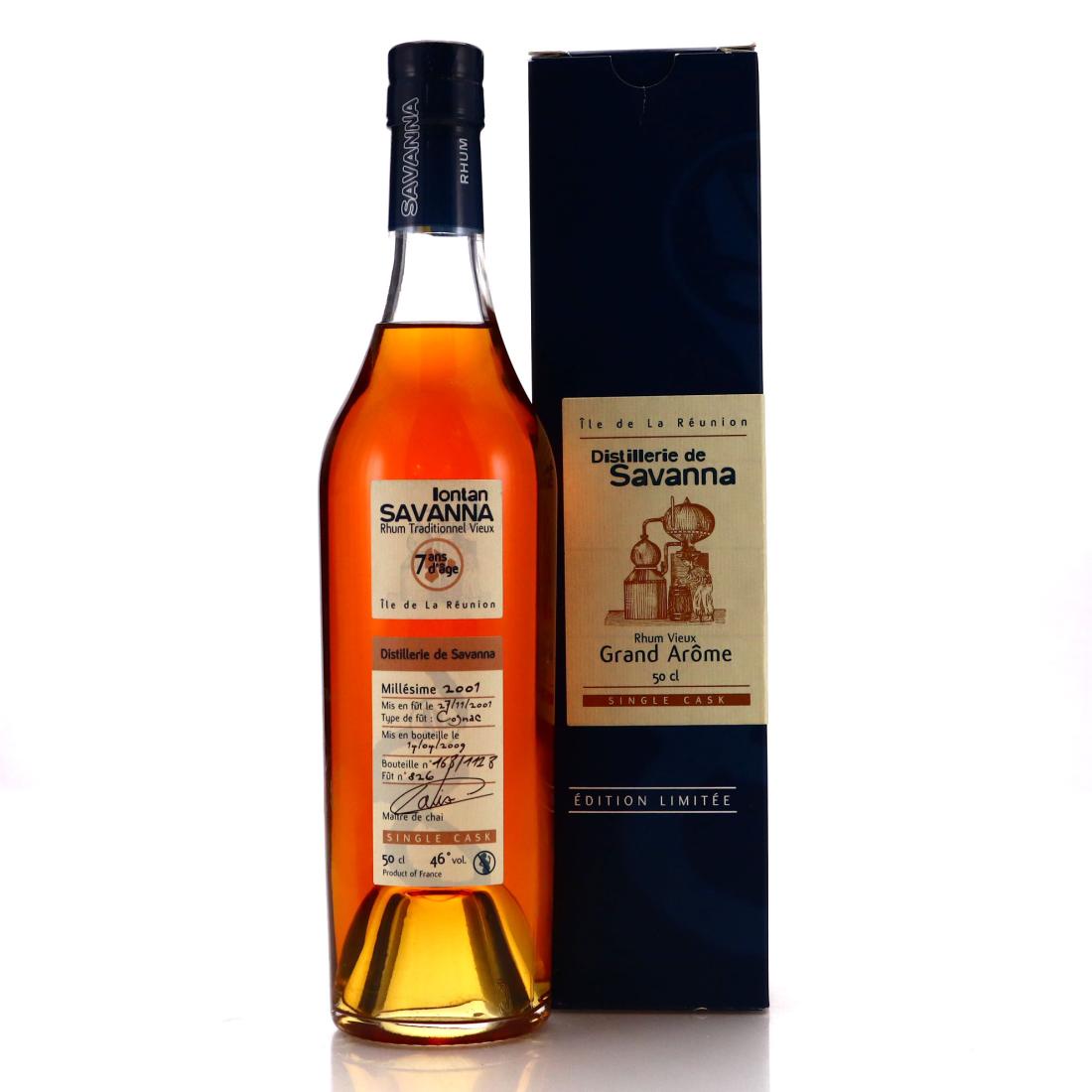 Savanna Grand Arome 2001 Single Cognac Cask 7 Year Old #826 50cl