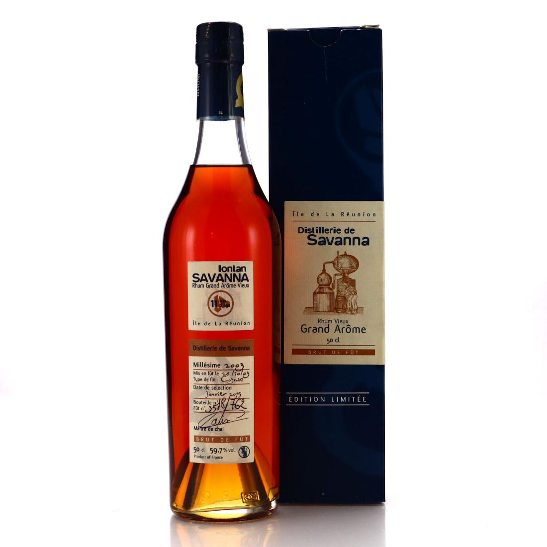 Savanna Grand Arome 2003 Single Cognac Cask 11 Year Old #358 50cl