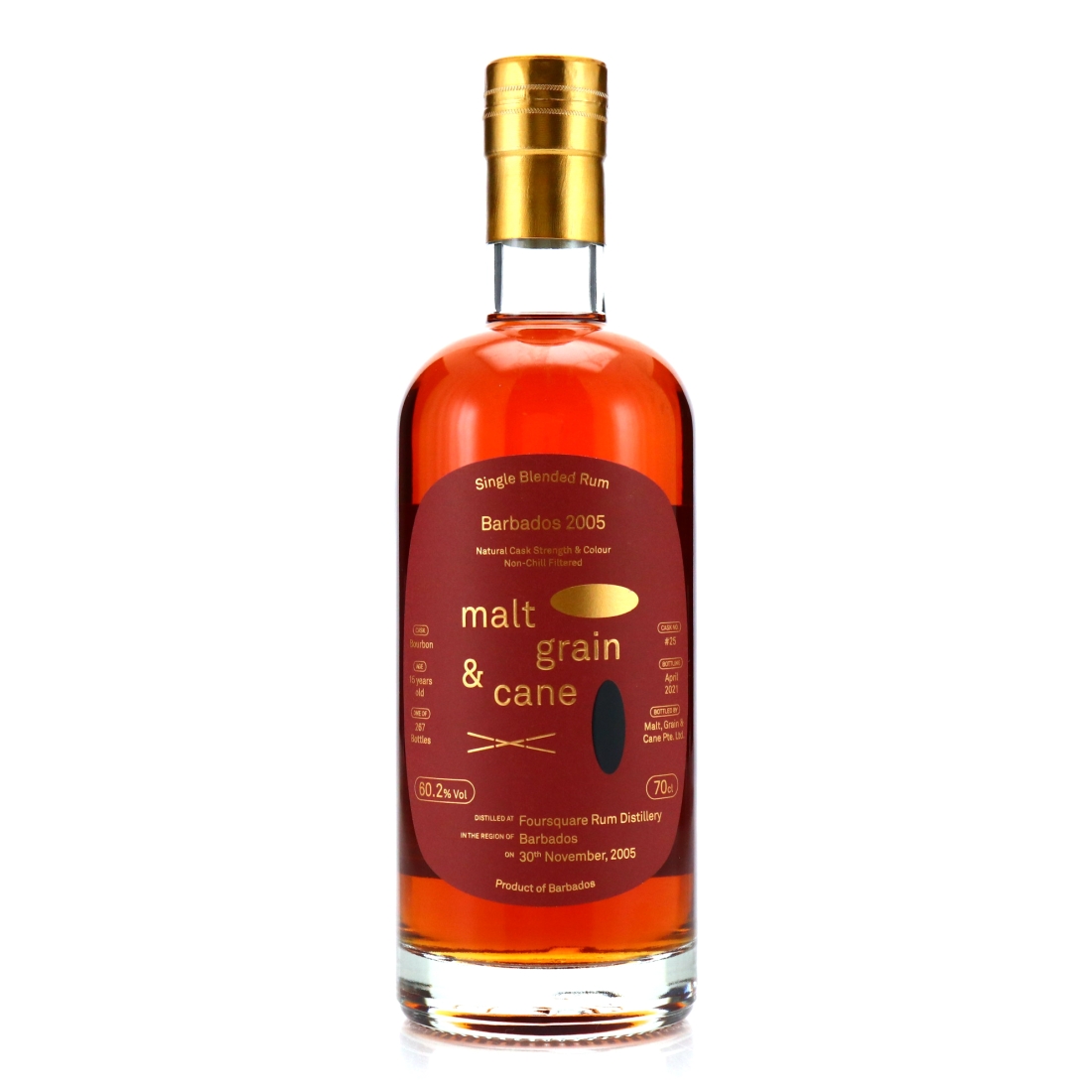 Foursquare 2005 Malt, Grain & Cane 15 Year Old / Singapore
