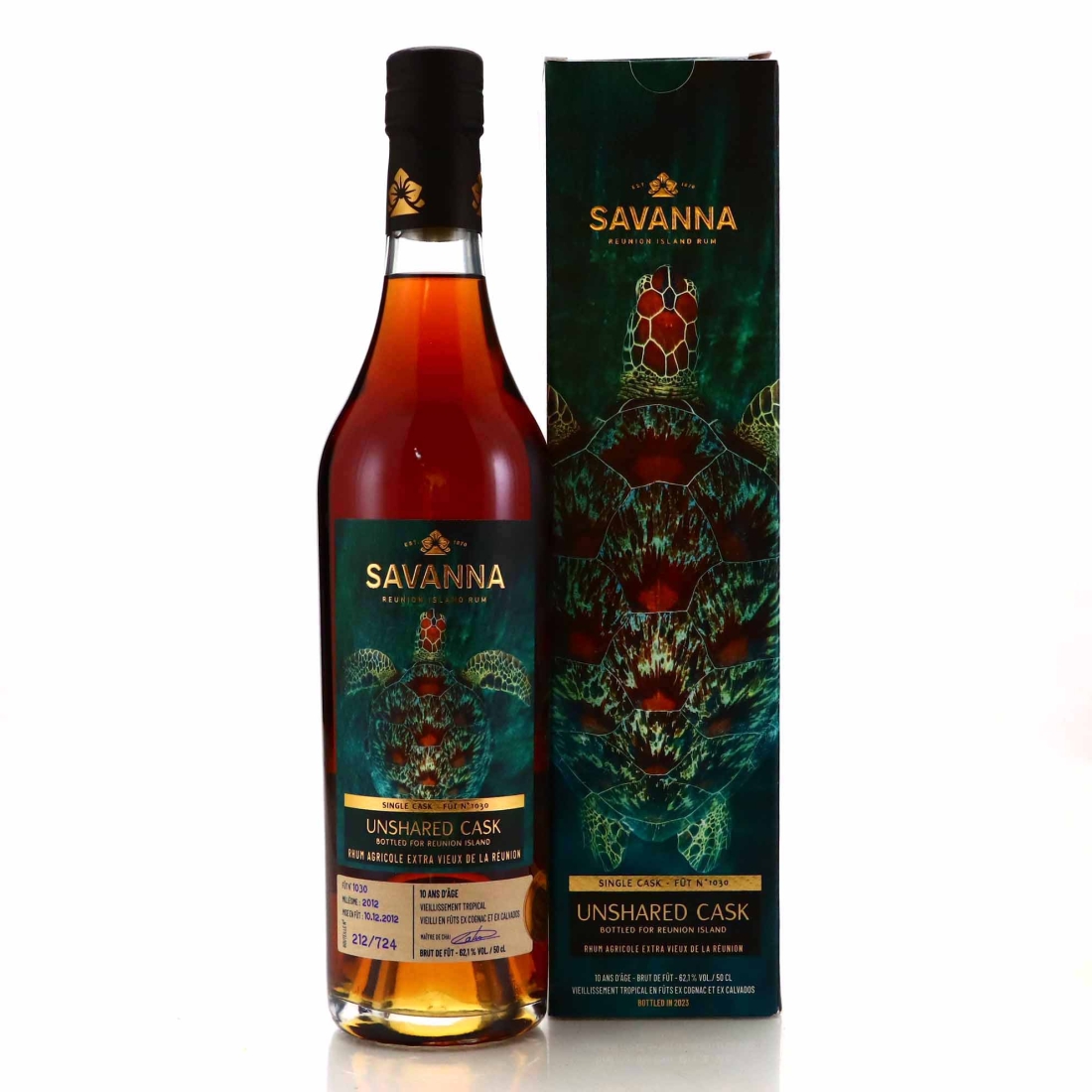 Savanna Agricole 2012 Single Cask 10 Year Old #1030 50cl / Rhum Club 974