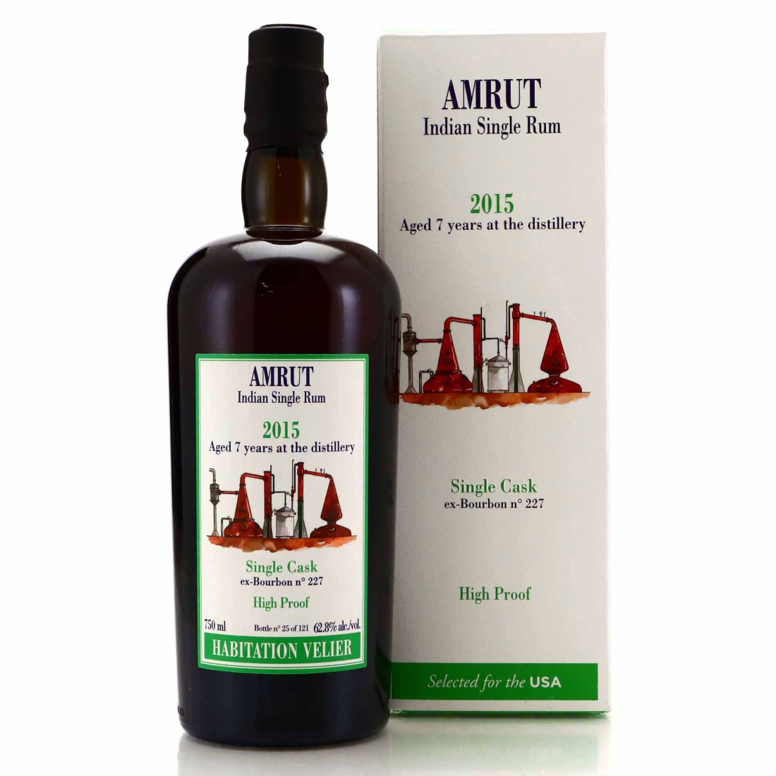 Amrut 2015 Habitation Velier 7 Year Old Single Cask #227 75cl