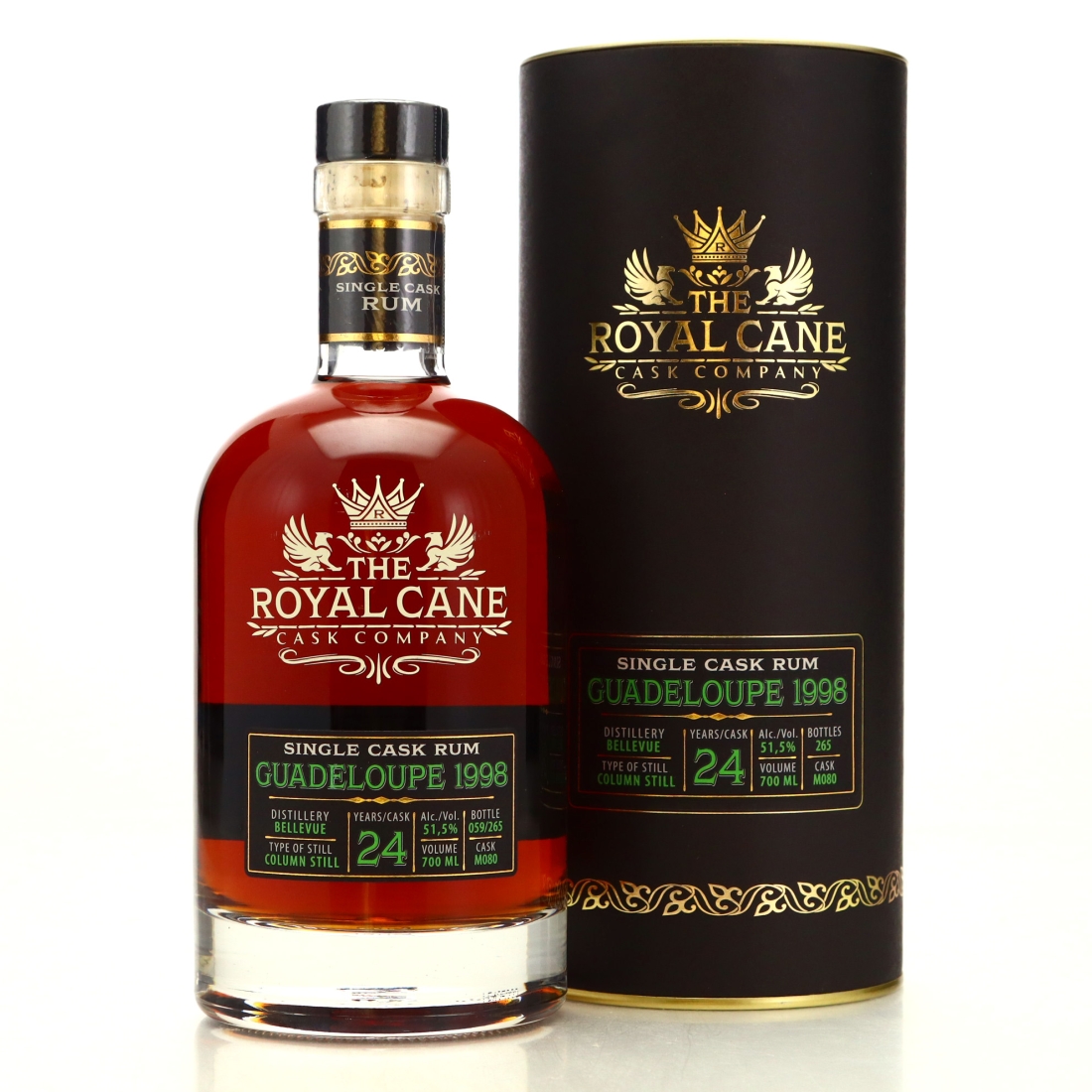 Bellevue 1998 Royal Cane Cask Company 24 Year Old